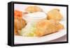 Samosa with Sauce-maksheb-Framed Stretched Canvas