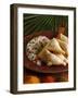 Samosas and Pilau Rice, Kenyan Food, Kenya, East Africa, Africa-Tondini Nico-Framed Photographic Print