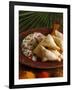 Samosas and Pilau Rice, Kenyan Food, Kenya, East Africa, Africa-Tondini Nico-Framed Photographic Print