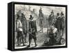 Samoset Visiting Plymouth Colony-null-Framed Stretched Canvas