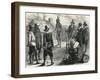 Samoset Visiting Plymouth Colony-null-Framed Giclee Print