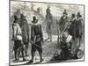 Samoset Visiting Plymouth Colony-null-Mounted Giclee Print