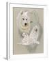 Samoyed-Barbara Keith-Framed Giclee Print