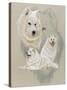 Samoyed-Barbara Keith-Stretched Canvas