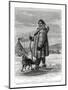 Samoyede Travelling on Snow-Shoes, Russia, 1877-null-Mounted Giclee Print