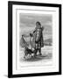 Samoyede Travelling on Snow-Shoes, Russia, 1877-null-Framed Giclee Print