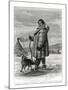 Samoyede Travelling on Snow-Shoes, Russia, 1877-null-Mounted Giclee Print