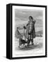 Samoyede Travelling on Snow-Shoes, Russia, 1877-null-Framed Stretched Canvas