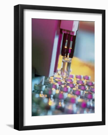 Sample for Gas Chromatography Mass Spectrometry-Tek Image-Framed Photographic Print