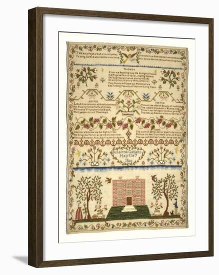 Sampler I-Susanna Gellett-Framed Giclee Print