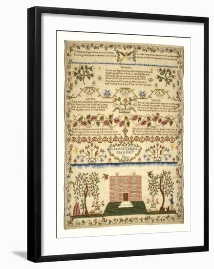 Sampler I-Susanna Gellett-Framed Giclee Print