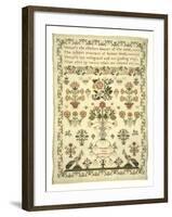 Sampler II-Elizabeth Wade-Framed Giclee Print