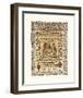 Sampler with Coat of Arms-Mary Hammersley-Framed Premium Giclee Print