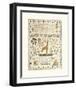 Sampler with Giraffe-Elizabeth Mastern-Framed Premium Giclee Print