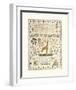 Sampler with Giraffe-Elizabeth Mastern-Framed Premium Giclee Print