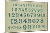 Sampler with Numbers-null-Mounted Art Print