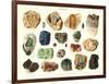 Samples of Gemstones-null-Framed Art Print