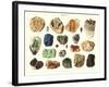 Samples of Gemstones-null-Framed Art Print