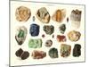 Samples of Gemstones-null-Mounted Art Print