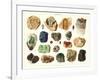 Samples of Gemstones-null-Framed Art Print