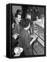 Sampling Chicken Patties, Wilsic, Near Doncaster, South Yorkshire, 1961-Michael Walters-Framed Stretched Canvas