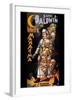 Samri S. Baldwin, The White Mahatma and a Superb Company-null-Framed Art Print