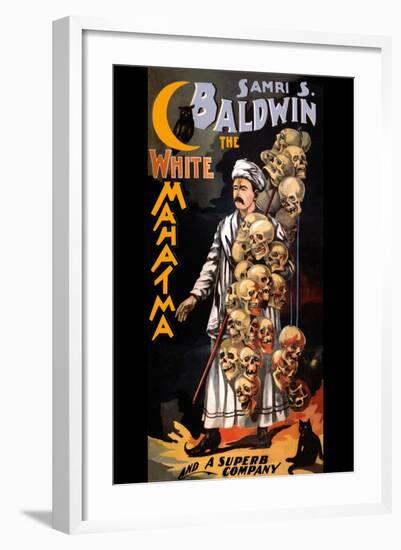 Samri S. Baldwin, The White Mahatma and a Superb Company-null-Framed Art Print