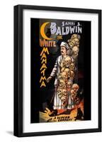 Samri S. Baldwin, The White Mahatma and a Superb Company-null-Framed Art Print