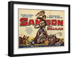 Samson and Delilah, 1959-null-Framed Art Print