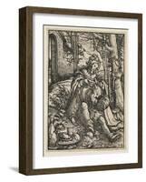 Samson and Delilah, C. 1519-Hans Burgkmair-Framed Giclee Print