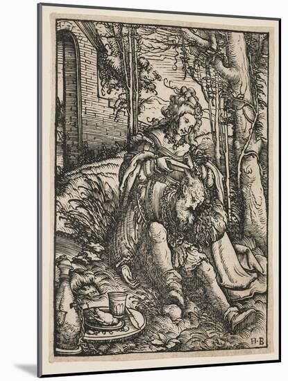 Samson and Delilah, C. 1519-Hans Burgkmair-Mounted Giclee Print