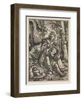 Samson and Delilah, C. 1519-Hans Burgkmair-Framed Giclee Print