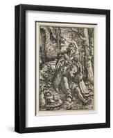 Samson and Delilah, C. 1519-Hans Burgkmair-Framed Giclee Print