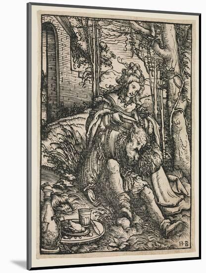 Samson and Delilah, C. 1519-Hans Burgkmair-Mounted Giclee Print