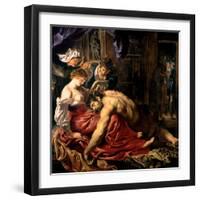 Samson and Delilah, c.1609-Peter Paul Rubens-Framed Giclee Print