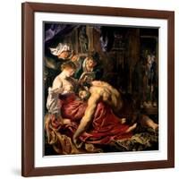 Samson and Delilah, c.1609-Peter Paul Rubens-Framed Giclee Print