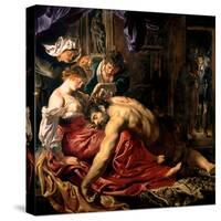 Samson and Delilah, c.1609-Peter Paul Rubens-Stretched Canvas