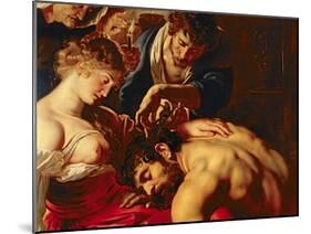 Samson and Delilah, C.1609-Peter Paul Rubens-Mounted Giclee Print