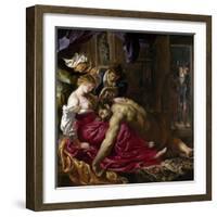 Samson and Delilah, C. 1610-Peter Paul Rubens-Framed Giclee Print