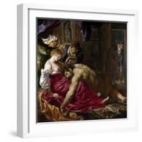 Samson and Delilah, C. 1610-Peter Paul Rubens-Framed Giclee Print