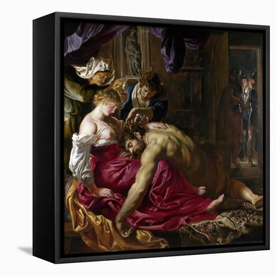 Samson and Delilah, C. 1610-Peter Paul Rubens-Framed Stretched Canvas