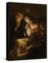 Samson and Delilah, C.1621 (Oil on Canvas)-Gerrit van Honthorst-Stretched Canvas