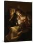 Samson and Delilah, C.1621 (Oil on Canvas)-Gerrit van Honthorst-Stretched Canvas