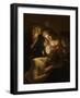 Samson and Delilah, C.1621 (Oil on Canvas)-Gerrit van Honthorst-Framed Giclee Print