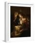 Samson and Delilah, C.1621 (Oil on Canvas)-Gerrit van Honthorst-Framed Giclee Print