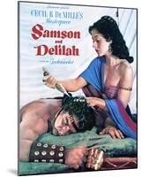 Samson and Delilah - Movie Poster Reproduction-null-Mounted Photo