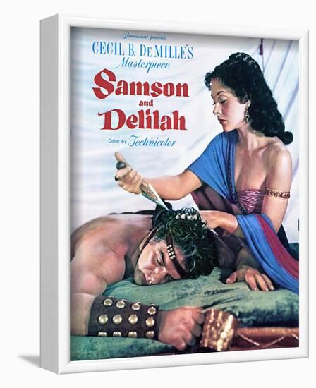 Samson and Delilah - Movie Poster Reproduction-null-Framed Photo