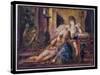 Samson and Delilah (W/C)-Gustave Moreau-Stretched Canvas