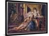 Samson and Delilah (W/C)-Gustave Moreau-Stretched Canvas