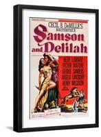 Samson and Delilah-null-Framed Art Print